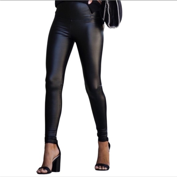 Storia | faux leather leggings - Picture 4 of 7